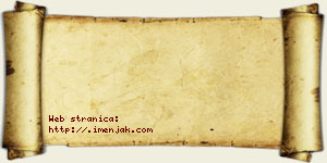 Natalija Hinić vizit kartica